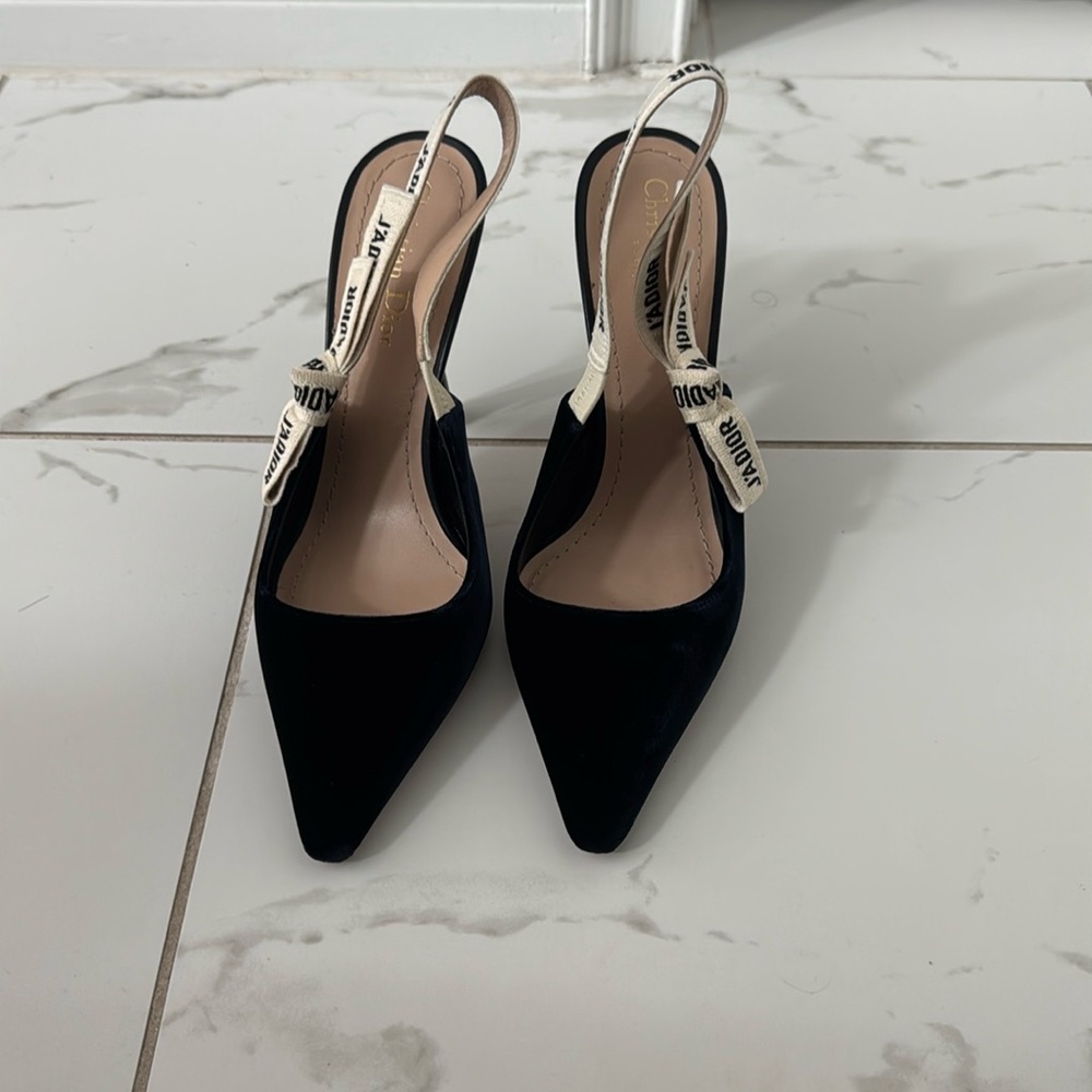 Dior sling back heels